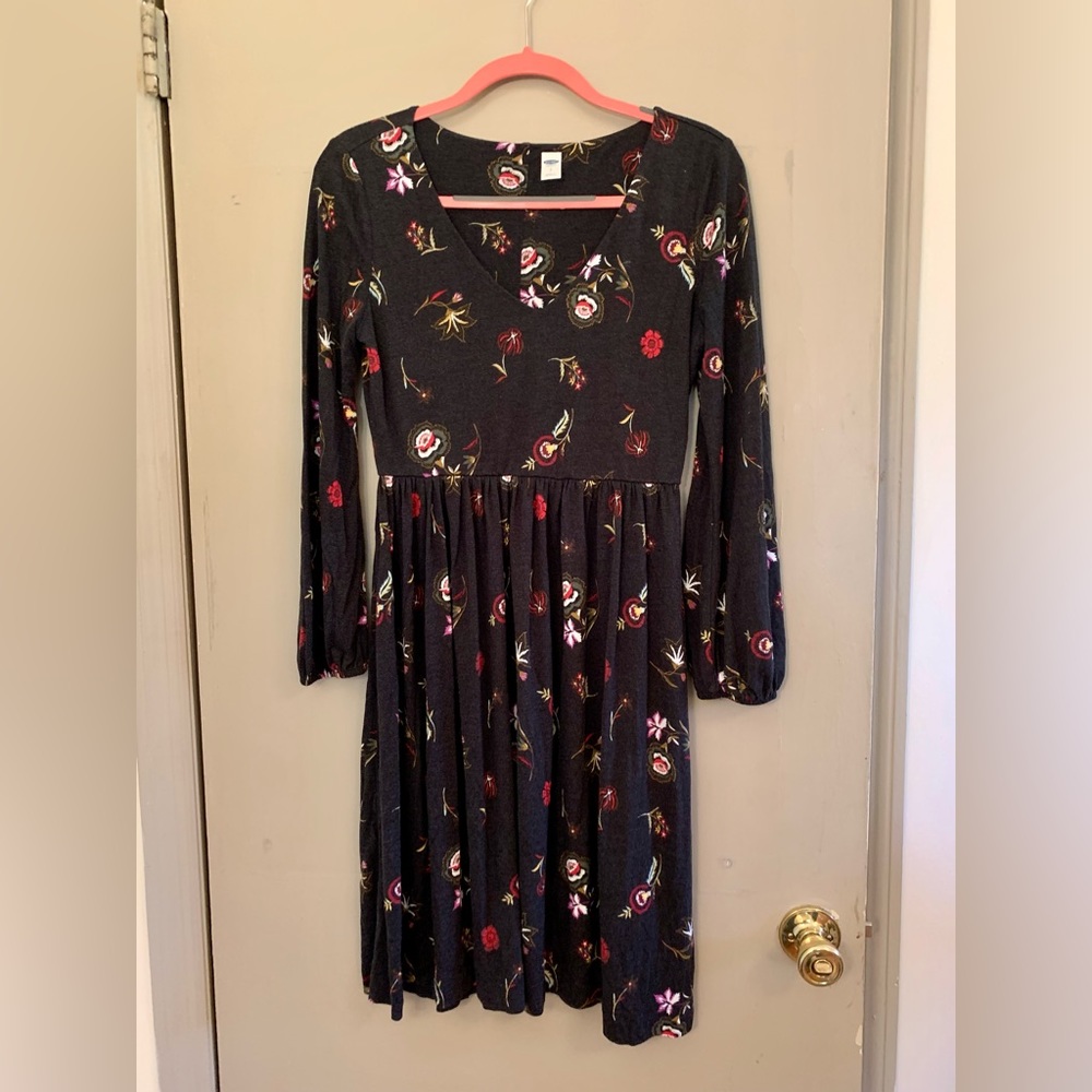 Old Navy Grey/Floral Dress